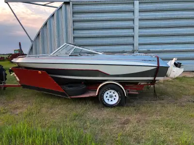 Glastron GS 180 inboard ski boat. 230 horsepower Chevrolet V8. 18 foot. Full convertible cover. 200...