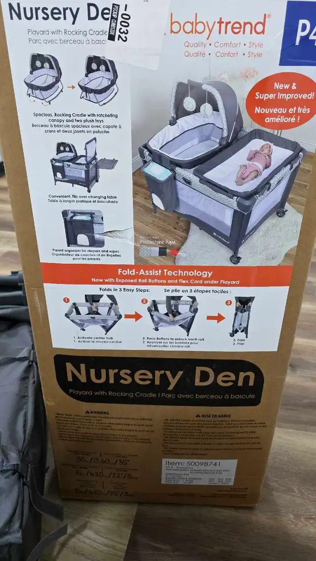 Babytrend nursery playpen in Playpens, Swings & Saucers in Kitchener / Waterloo - Image 6