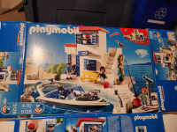 Playmobil 5128 police portuaire et bateau de vitesse