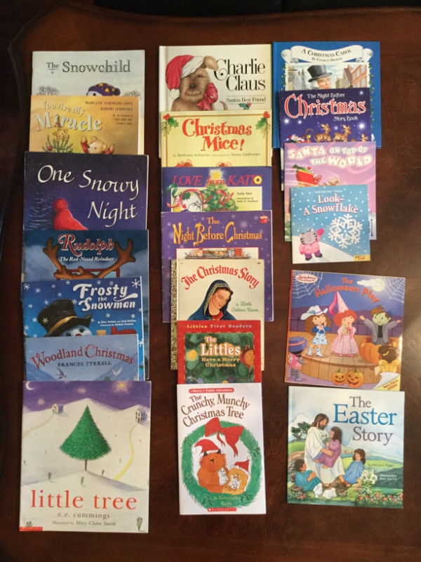 Children's Books, X-Mas, Halloween, Easter (Lot DDD) $10/Row in Children & Young Adult in Trenton