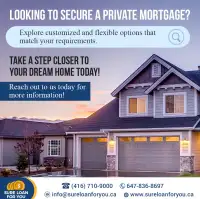 PRIVATE MORTGAGE **PRIVATE LENDERS**MORTGAGE APPROVAL GUARANTEED