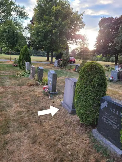 Cemetery Plot w Headstone, View more