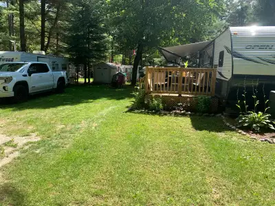 2020 Open range. 32 BHS. Currently at Camp Hillbilly. Large two tiered deck 28x7. Extra deck with 12...
