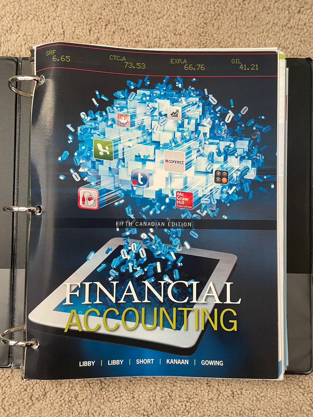 Financial Accounting 5th Canadian Edition, McGraw-Hill Ryerson in Textbooks in Markham / York Region