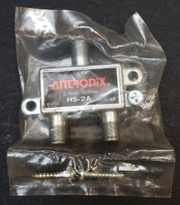 New Antronix HS-2A 2-Way 1 GHz cable TV antenna splitter