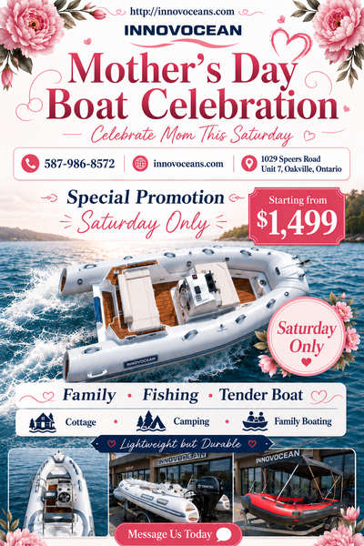 Celebrate Mother’s Day with inflatable Boats Start at $1,499, View more