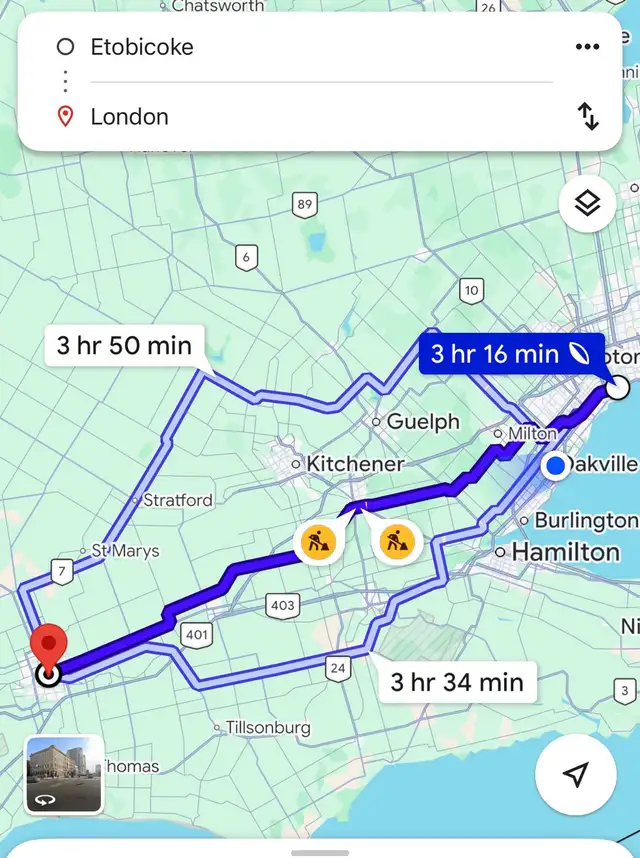 Etobicoke to London (I am female Driver)