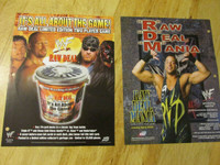 WWF WWE RAW DEAL CCG Card Game Sell Sheet Lita RVD HHH Austin