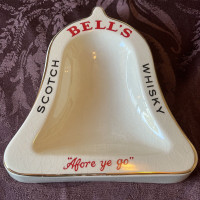 WADE BELL'S Scotch Whisky “AFORE YE GO" Tray Bar Decor