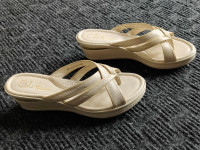 Women Cole Haan Nike Air Wedge Flip Flop Sandals Slides Size 6.5