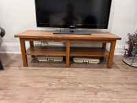 Coffee table/tv stand, solid oak