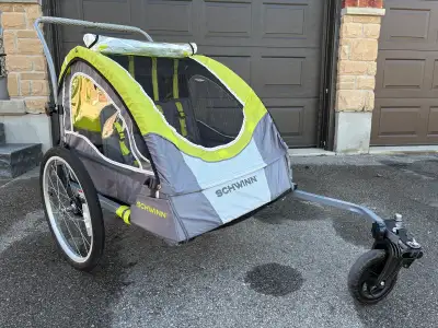 kids bike trailer (double seat), View more