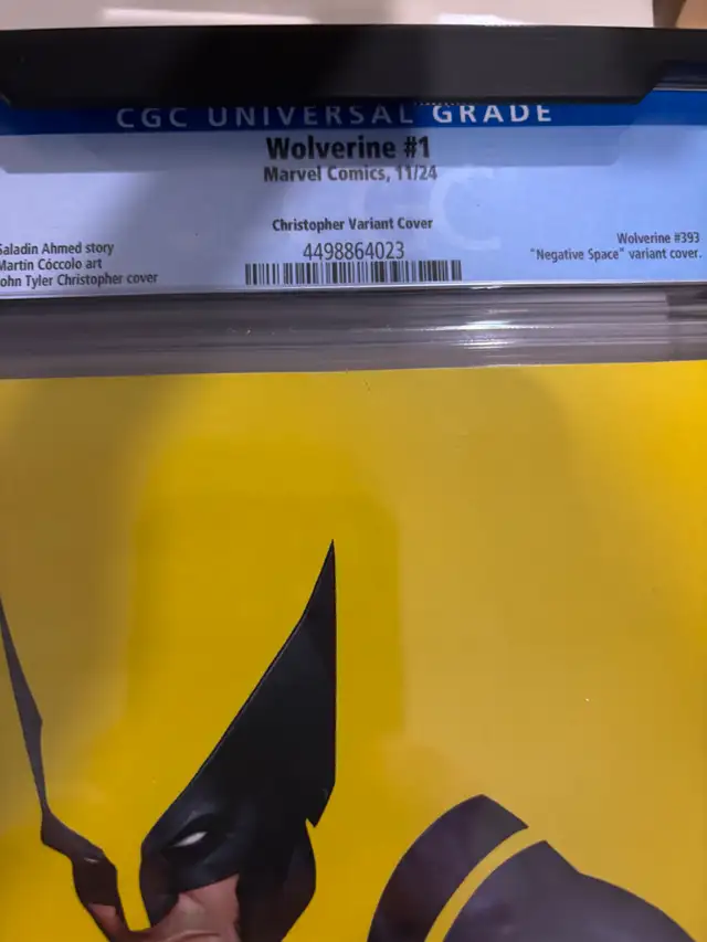WOLVERINE #1CGC 9.8and Custom CGC frame!!! in Comics & Graphic Novels in Edmonton - Image 3