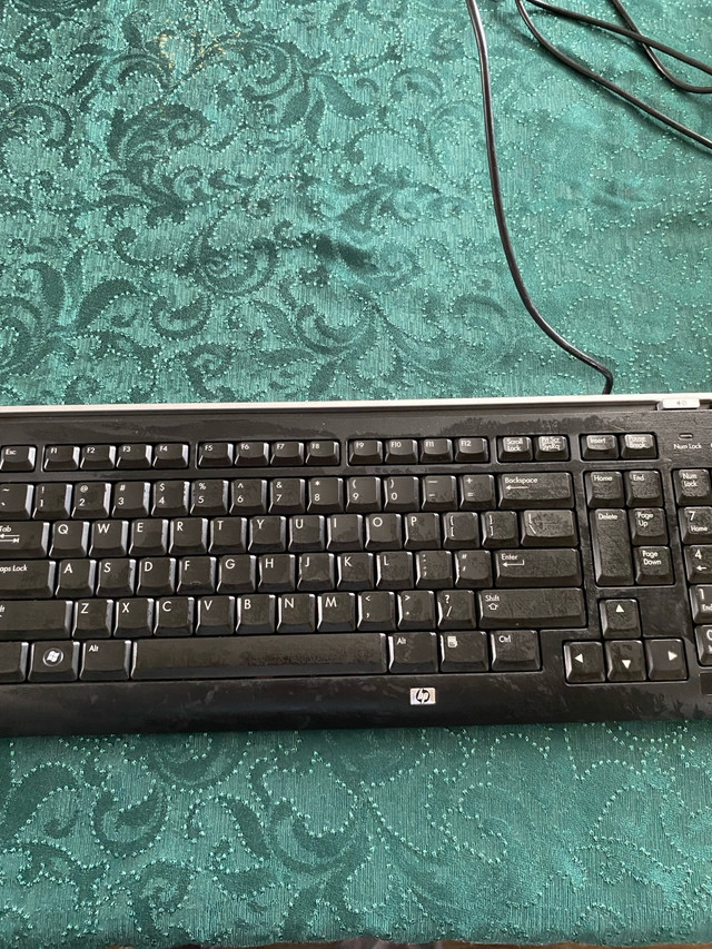 Hp computer keyboard  in Mice, Keyboards & Webcams in Cape Breton
