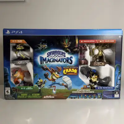 Skylanders Imaginators Starter Pack + Crash Bandicoot bundle SEALED Price: $300 CAD Pickup: Applebyl...