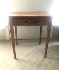 Side / End Table or Child's Desk 20"x16"x23"high, as is or DIY