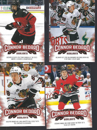 4 Connor Bedard cards