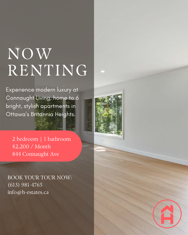 New 844 Connaught Ave Rental - 2 bedroom 1 Bath