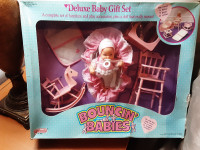 RETRO GALOOB 1988 BOUNCIN BABIES DOLL GIFT SET NEW IN BOX!