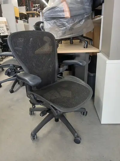 Herman Miller Aeron chairs size C and B $799/excellent condition, View more