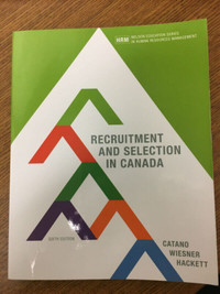 Recruitment and Selection in Canada, 6th edition