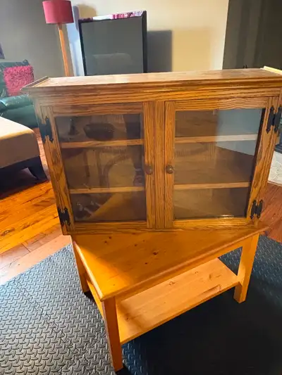 Solid Oak Wall Cabinet, View more