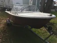 Project Peterborough boat with 2 year old trailer