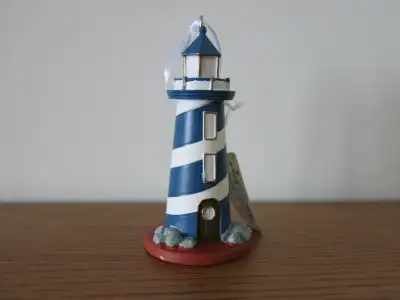 LIGHTHOUSE ORNAMENT / CHRISTMAS by HALLMARK, Size 4", brand new, View more