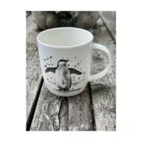 Casa Signature Monochrome Penguin Mug Coffee Tee