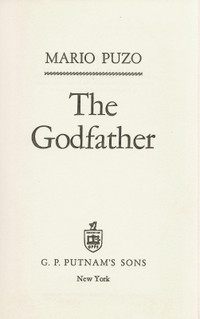 The Godfather by Mario Puzo 1969