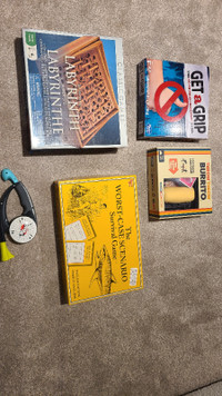 4 board games for sale, $5 eachor all 4 for $15