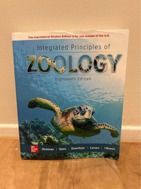 Integrated Principles of Zoology Eighteenth Edition Textbook