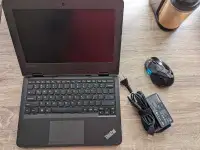 Small Lenovo Laptop + Monitor 