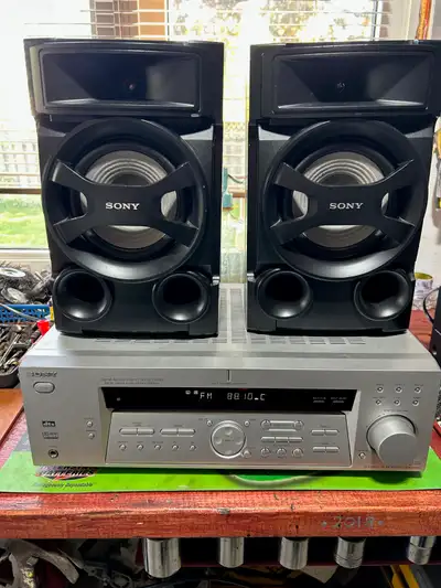 Sony STR-K840P home theater audio stereo receiver with speakers, View more