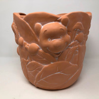 Disney Winnie the Pooh Large Terra Cotta Clay Flower Pot