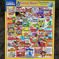 Cereal Boxes Puzzle - White Mountain - 1000 Piece