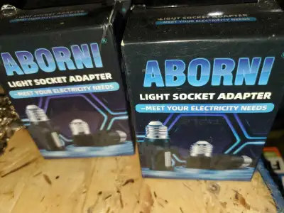 Aborni Light Socket Adapter, View more