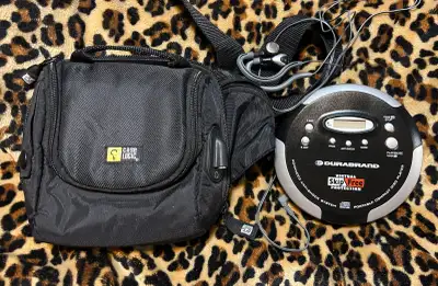 Durabrand CD Player and case, View more