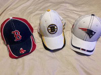 Ball caps Bruins / Red Sox / Patriots
