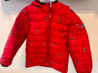 VGUC Gap Mickey Mouse toddler lightweight jacket 5Y
