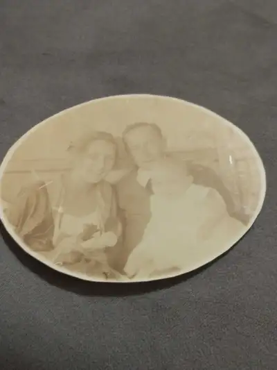 Vintage Oval Photograph, View more