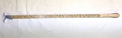 Unused Conway Cleveland 4-Line Lumber/Board Rules Model 400N Rules shaft 1 x 36 long, features a not...