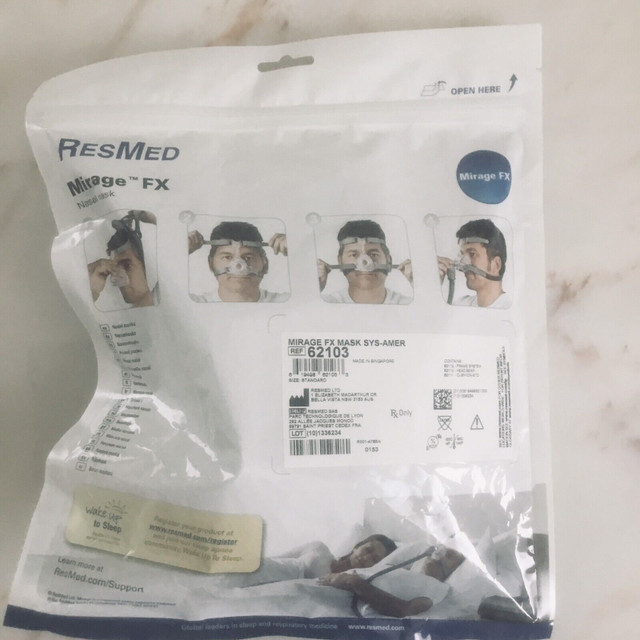 ResMed Mirage FX CPAP Nasal Mask (new) in Other in City of Toronto - Image 2