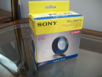 Sony Cyber shot wide angle lens for Cameras or camcorders