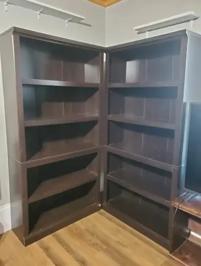 Sauder bookshelves, View more