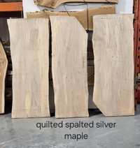 Live Edge Silver maple 