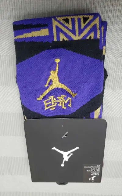 2013 New DS Air Jordan BHM Black History Month socks sz 3Y-5Y , View more