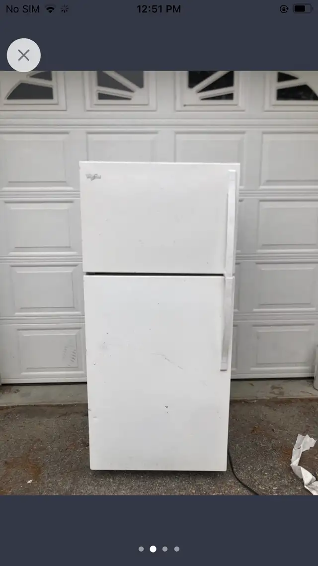 top freezer bottom fridge can deliver can deliver  in Refrigerators in Mississauga / Peel Region - Image 2