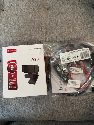 Microcad A20 Webcam et Casque Plantronics Blackwire, View more