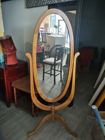 Standing Mirror solid wood Amish, View more